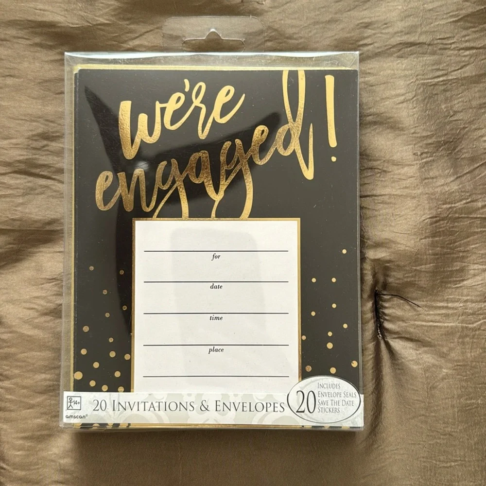 Invitations& Envelopes, NEW, We’re Engaged!